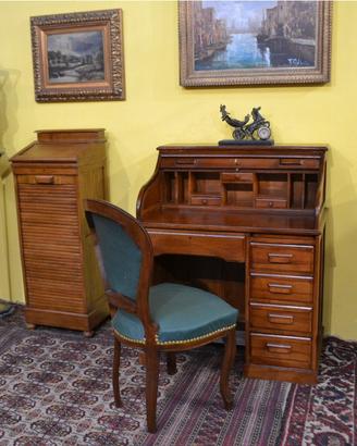 Scrivania postale a serrandina cm 94 stile inglese