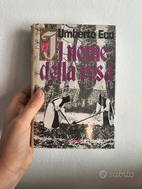 libro Umberto Eco il nome della rosa vintage 