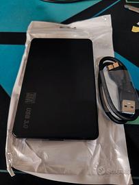 Hard Disk 2,5" USB 500Gb+Box e Cavo