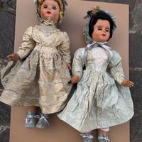 Coppia bambole vintage da collezione