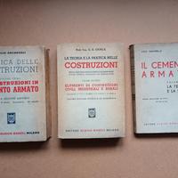 Libri di ingegneria edile anni 1944 - 1955