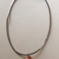 Tre collane in argento e pendenti