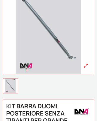 Barra duomi posteriore per Alfa Mito/ GP Abarth
