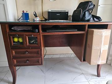 Elegante scrivania arte povera