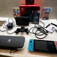 Nintendo Switch completa + 4 Joy-Con + 3 giochi
