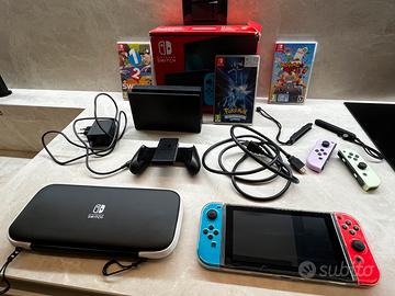 Nintendo Switch completa + 4 Joy-Con + 3 giochi