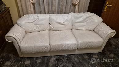 Coppia divani in pelle