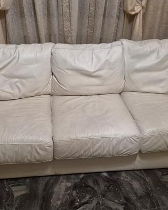 Coppia divani in pelle