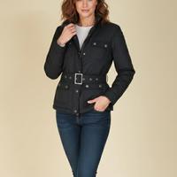 Giacca nera Casucci Modello Sahariana con Cintura