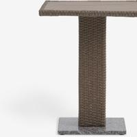 Set esterno tavolo + 2 poltrone + panca e cuscini