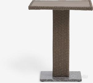 Set esterno tavolo + 2 poltrone + panca e cuscini