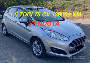 Ford Fiesta 1.5 TDCi 75CV 5 porte 130000KM