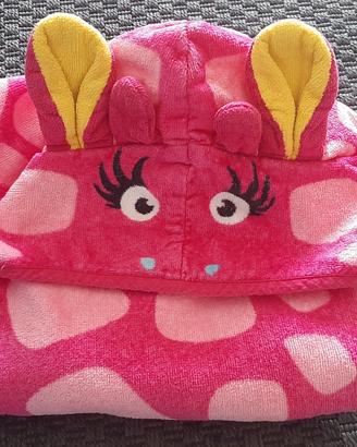 Poncho giraffa per bambina