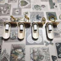 Porta lampade vintage testa specchio