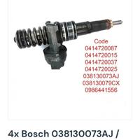 Bosch Iniettori N.4 Audi Vw seat Skoda Pompa Iniet