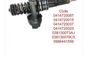 Bosch Iniettori N.4 Audi Vw seat Skoda Pompa Iniet