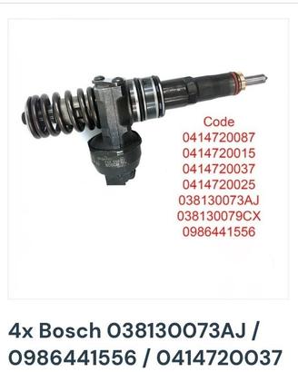 Bosch Iniettori N.4 Audi Vw seat Skoda Pompa Iniet