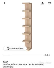 Scaffale Lack Ikea