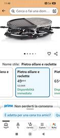 Griglia pietra ollare bistecchiera 