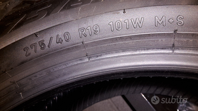 Pneumatici Pirelli invernali 275/40/19 e 245/45/19
