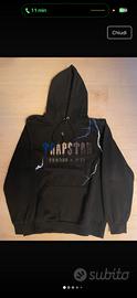 Felpa Trapstar Nera con Fulmini
