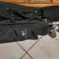 set mazze più borsa da golf
