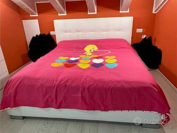 LETTO MATRIMONIALE KING SIZE CONTENITORE