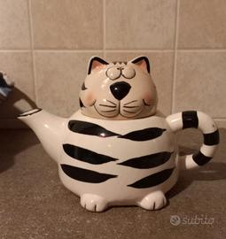 Teiera a forma di gatto