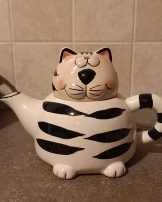 Teiera a forma di gatto