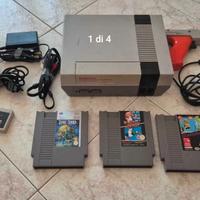 console Nintendo Nes + Zapper + Giochi e accessori