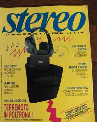 rivista HIFI STEREO n° 5 maggio 1989