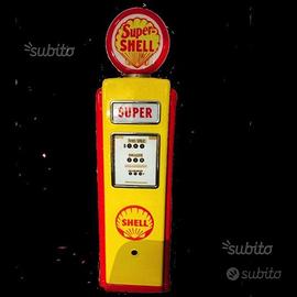 Distributore Shell Usa anni 50' Pompa di Benzi
