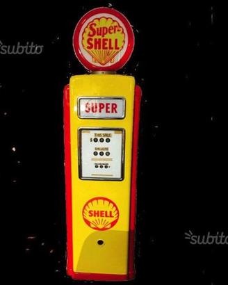Distributore Shell Usa anni 50' Pompa di Benzi