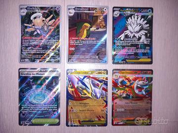 Lotto di 6 Carte Pokemon ITA Mega Ex Holo Rare