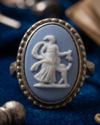 Wedgwood argento sterling anello neoclassico diasp