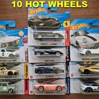 Lotto di 10 Hot Wheels nuove