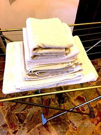 Set 9 asciugamani spugna varie misure