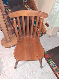 sedie in legno massello 