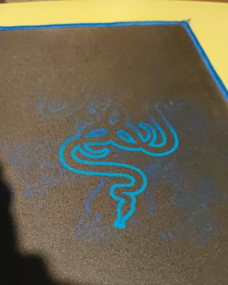 Mousepad logo Razer tappetino mouse antiscivolo