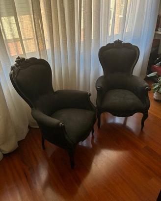 Poltrone d'arredamento in tessuto