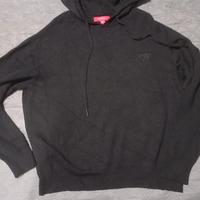 felpa con cappuccio guess 