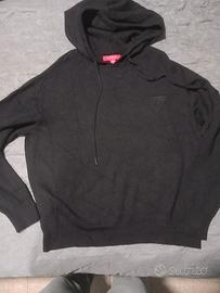 felpa con cappuccio guess 