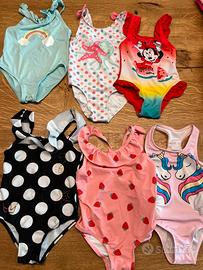 Costumi da bambina 18-24 mesi