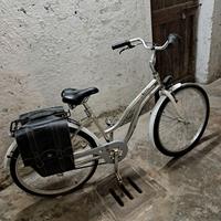 Ricicletta - City Bike donna - con borse ecopelle
