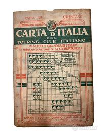 CARTINE TOURING CLUB ITALIANO 1935 - 1940.