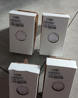 4 kit fissaggio radiatori ISRAP universali