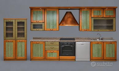 cucina lineare completa