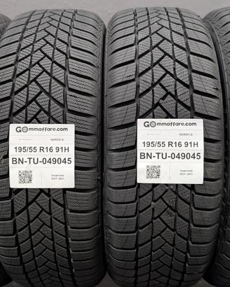 4 Pneumatici 195/55 R16 Matador Nordica