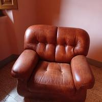 Grande poltrona in pelle