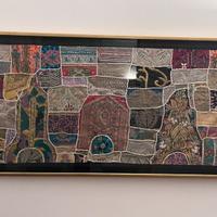 Pannello  ricamo indiano